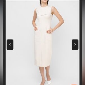 Max Mara SPORTMAX Razza stretch-cotton midi dress